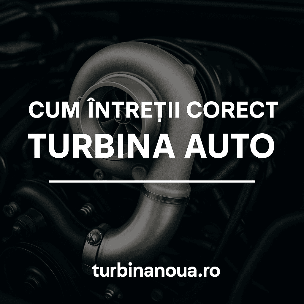 Sfaturi pentru intretinerea turbinei tale auto