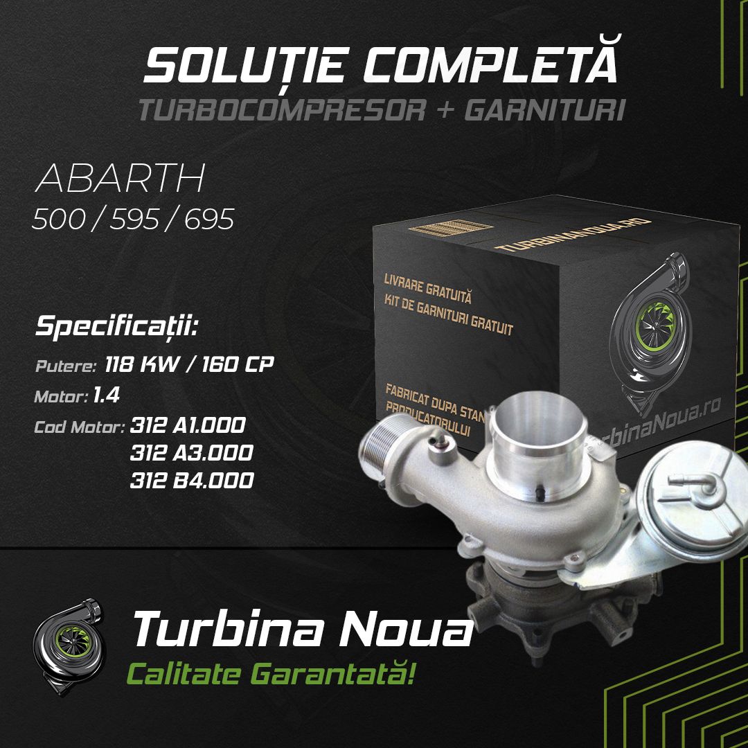 Turbina ABARTH 500 / 595 / 695 1.4 118 KW / 160 CP Noua - Image 2