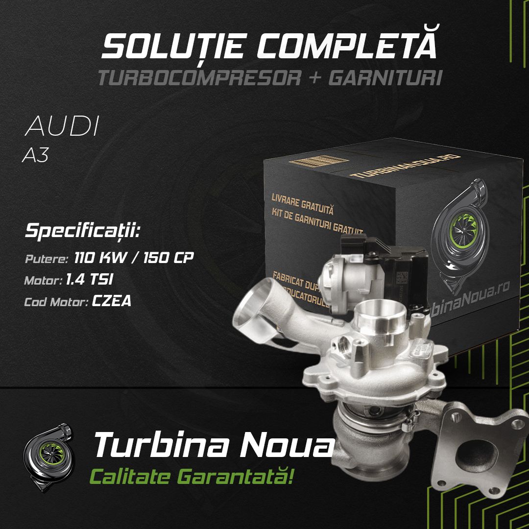 Turbina AUDI A3 1.4 TSI 110 KW / 150 CP Noua - Image 2