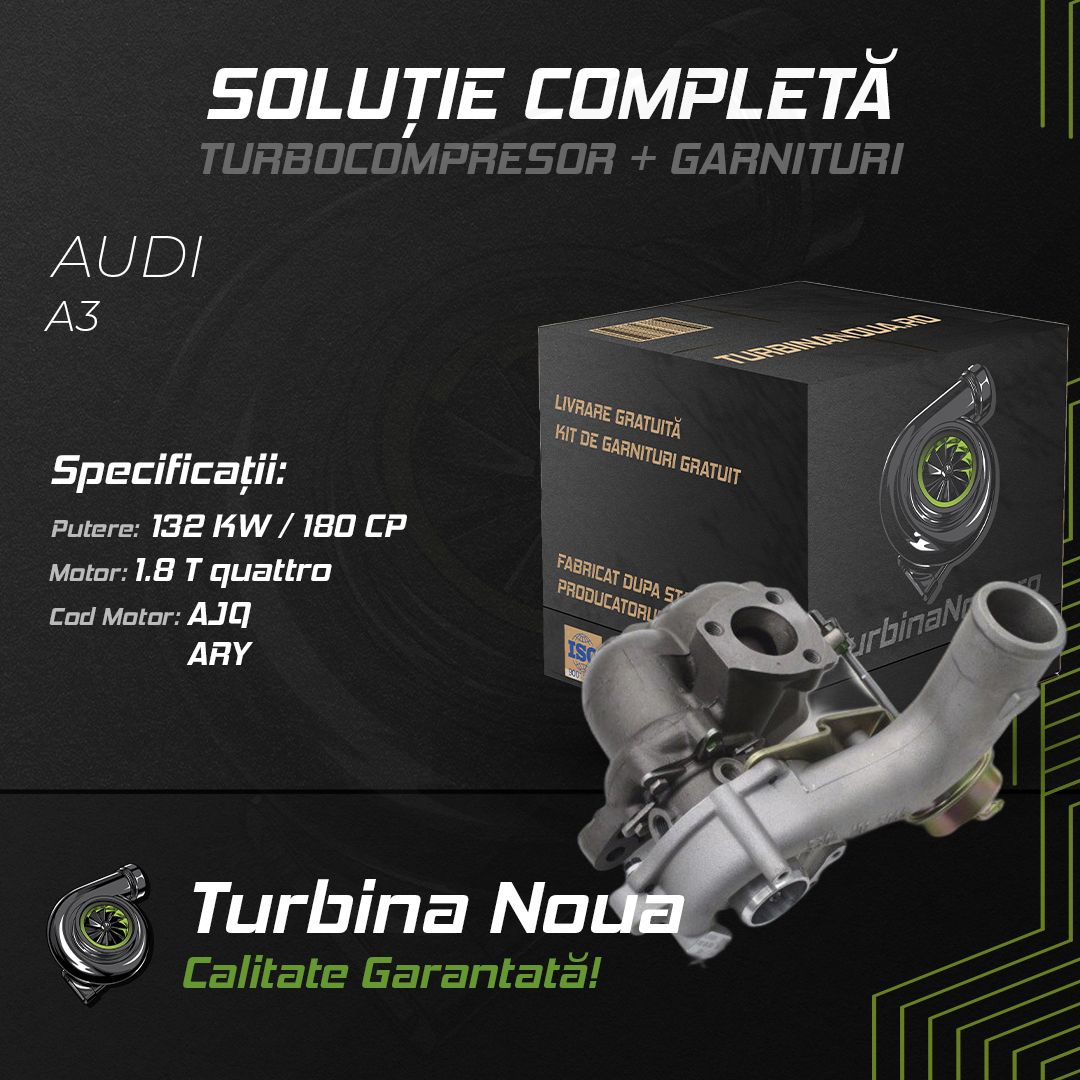 Turbina AUDI A3 1.8 T quattro 132 KW / 180 CP Noua - Image 2