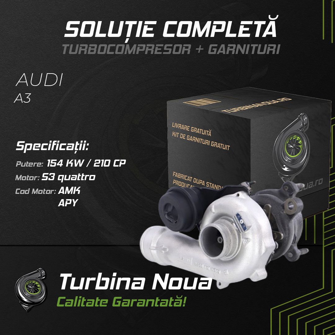 Turbina AUDI A3 S3 quattro 154 KW / 210 CP Noua - Image 2