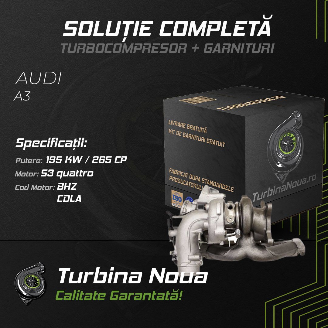 Turbina AUDI A3 S3 quattro 195 KW / 265 CP Noua - Image 2