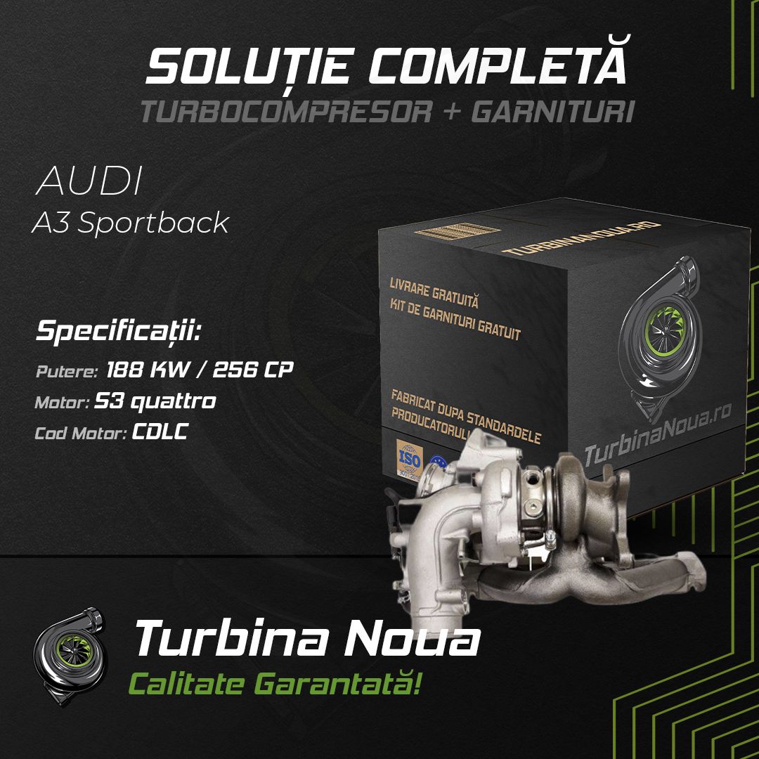 Turbina AUDI A3 Sportback S3 quattro 188 KW / 256 CP Noua - Image 2