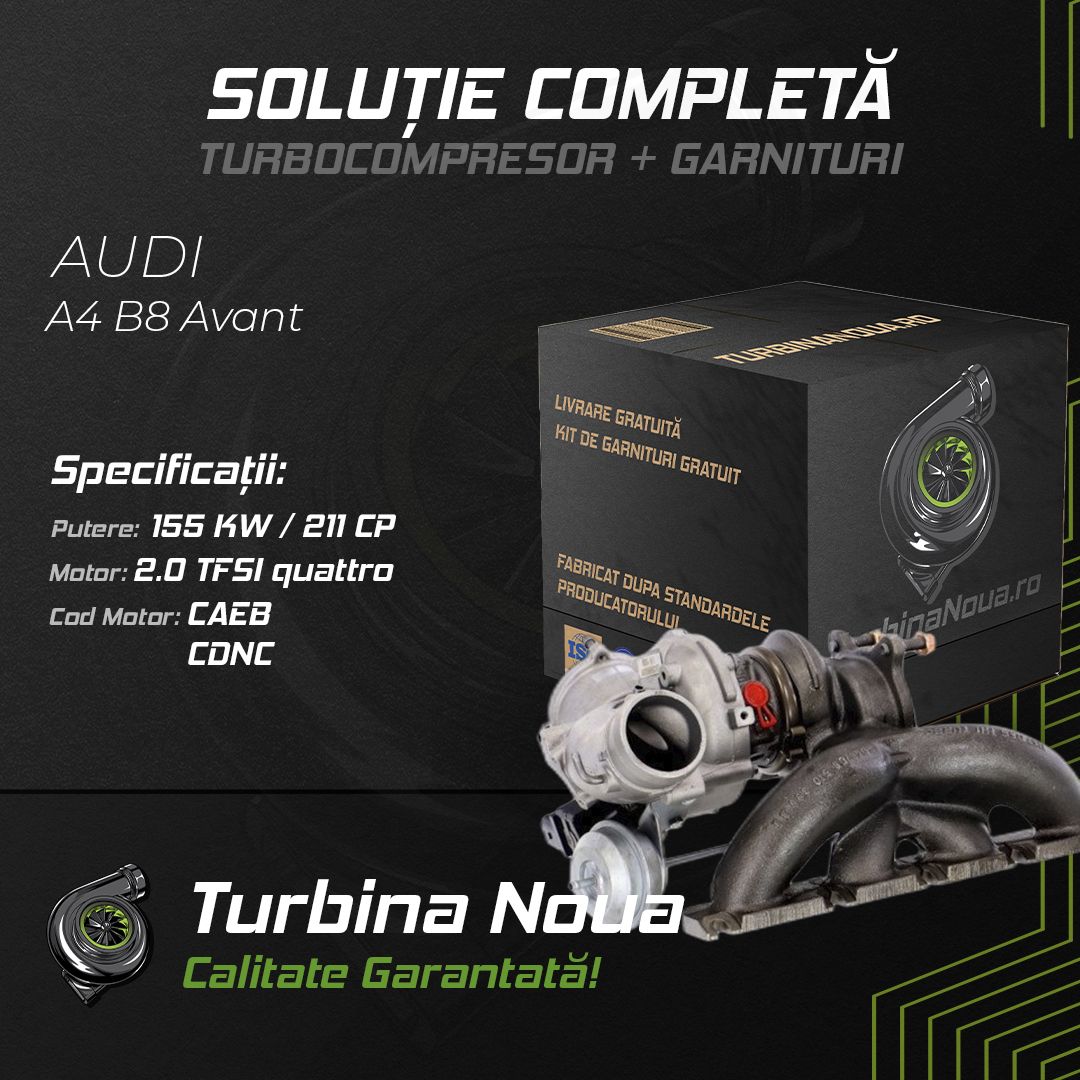 Turbina AUDI A4 B8 Avant 2.0 TFSI quattro 155 KW / 211 CP Noua - Image 2