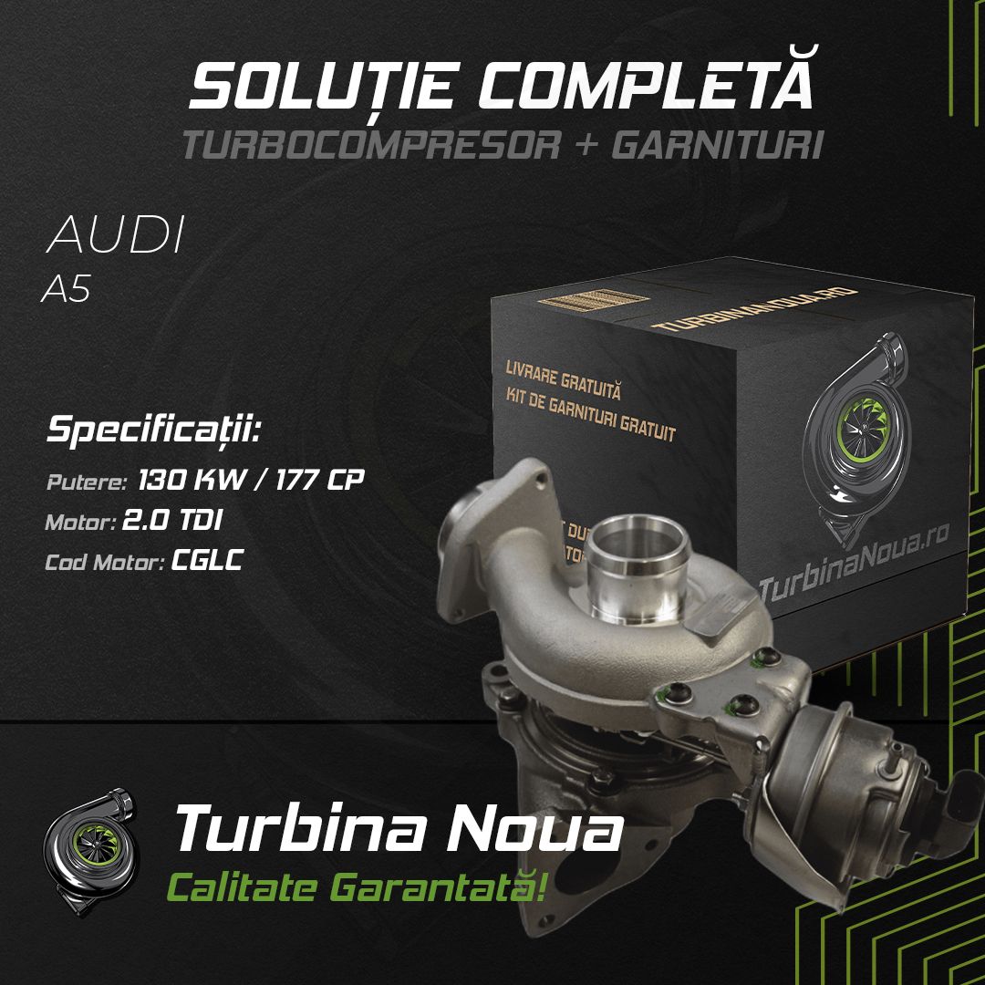 Turbina AUDI A5 2.0 TDI 130 KW / 177 CP Noua - Image 2