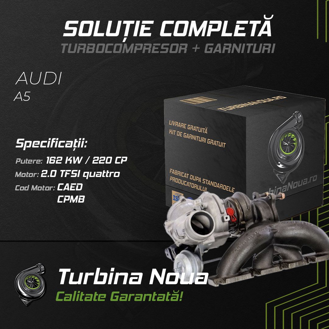 Turbina AUDI A5 2.0 TFSI quattro 162 KW / 220 CP Noua - Image 2
