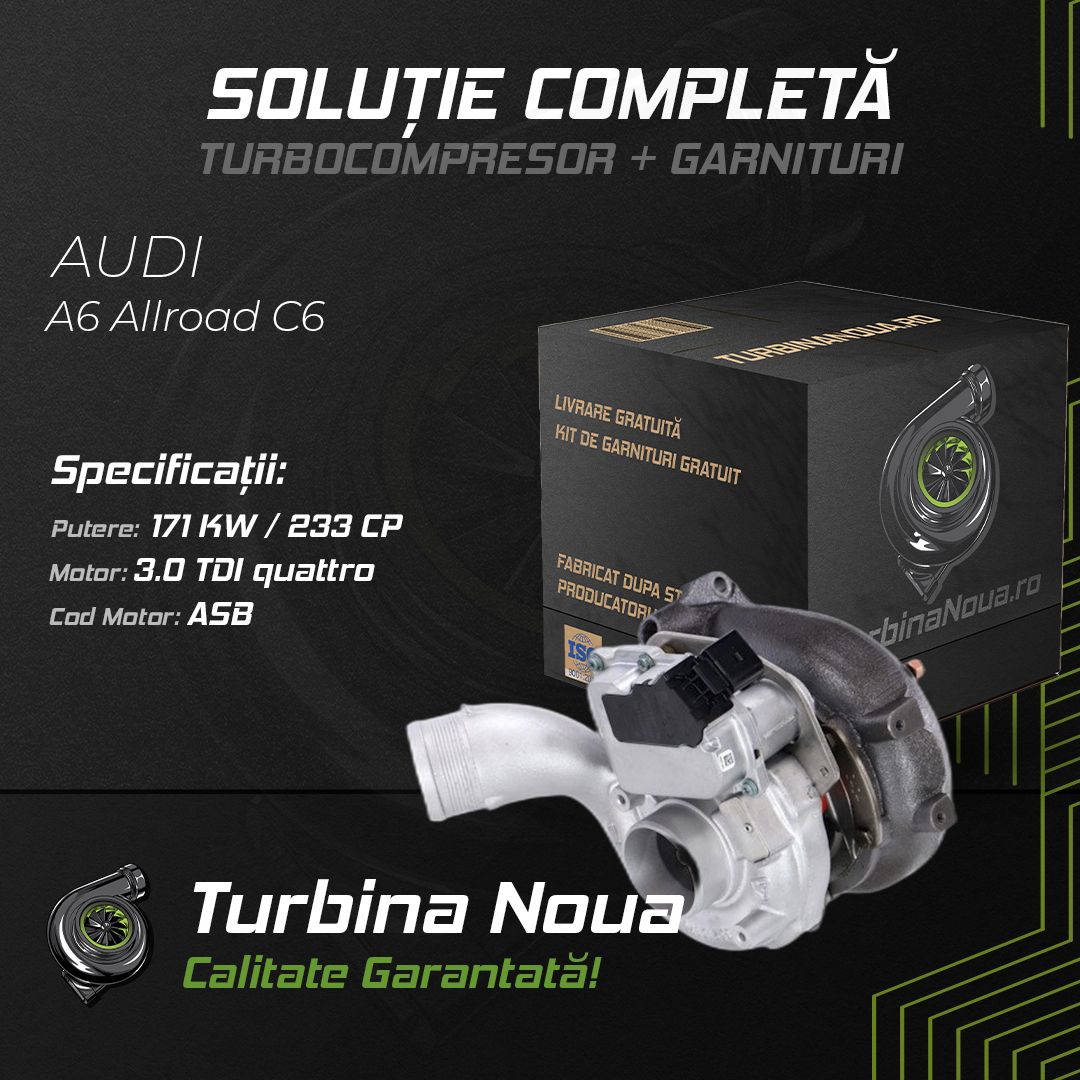Turbina AUDI A6 Allroad C6 3.0 TDI quattro 171 KW / 233 CP Noua - Image 2
