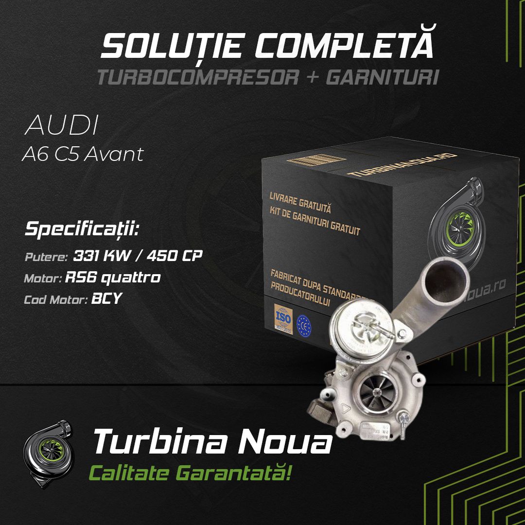Turbina AUDI A6 C5 Avant RS6 quattro 331 KW / 450 CP Noua - Image 2