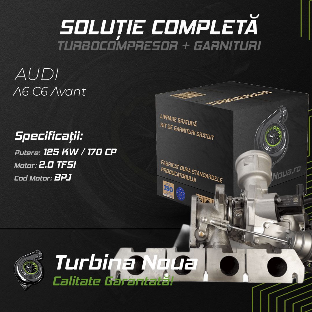 Turbina AUDI A6 C6 Avant 2.0 TFSI 125 KW / 170 CP Noua - Image 2