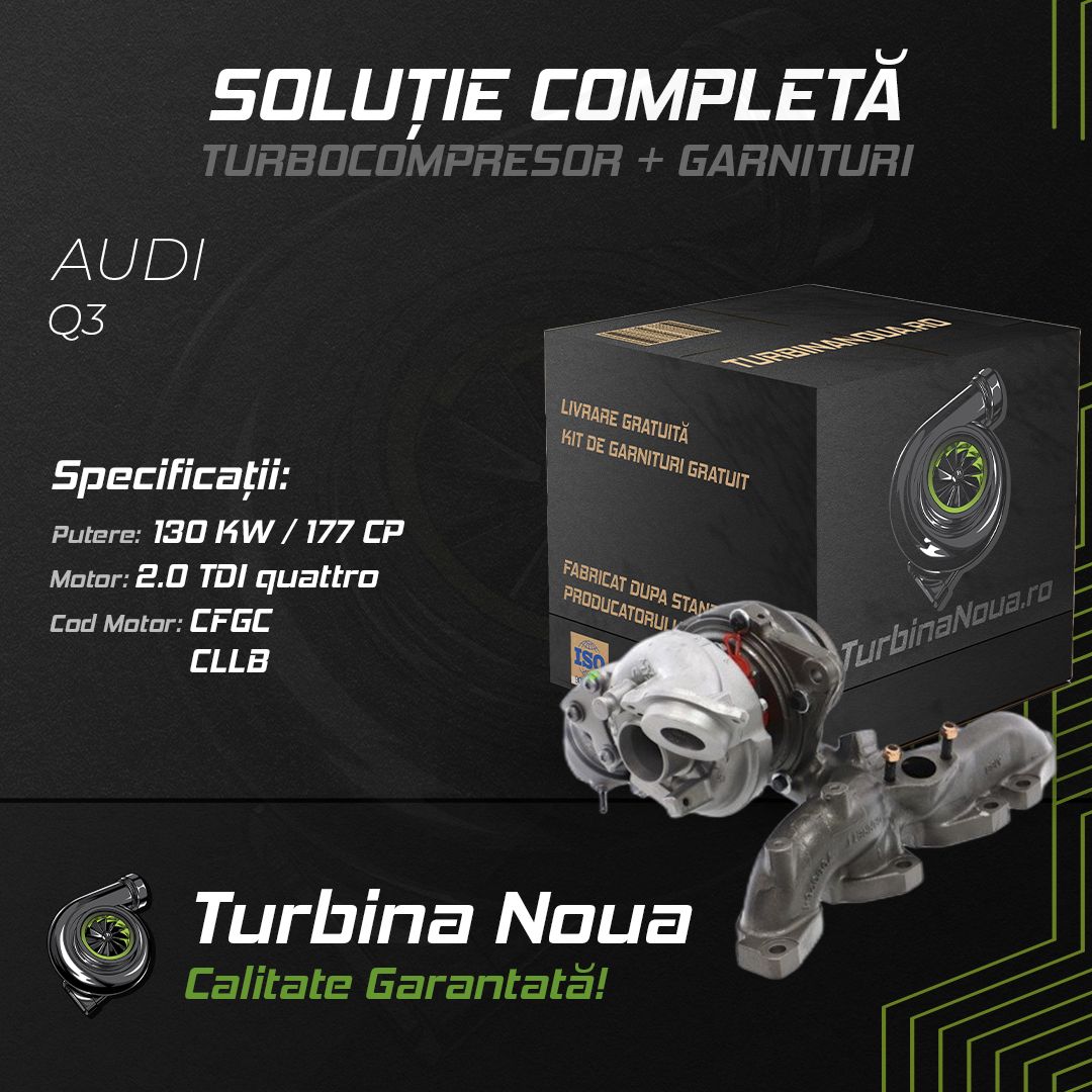 Turbina AUDI Q3 2.0 TDI quattro 130 KW / 177 CP Noua - Image 2