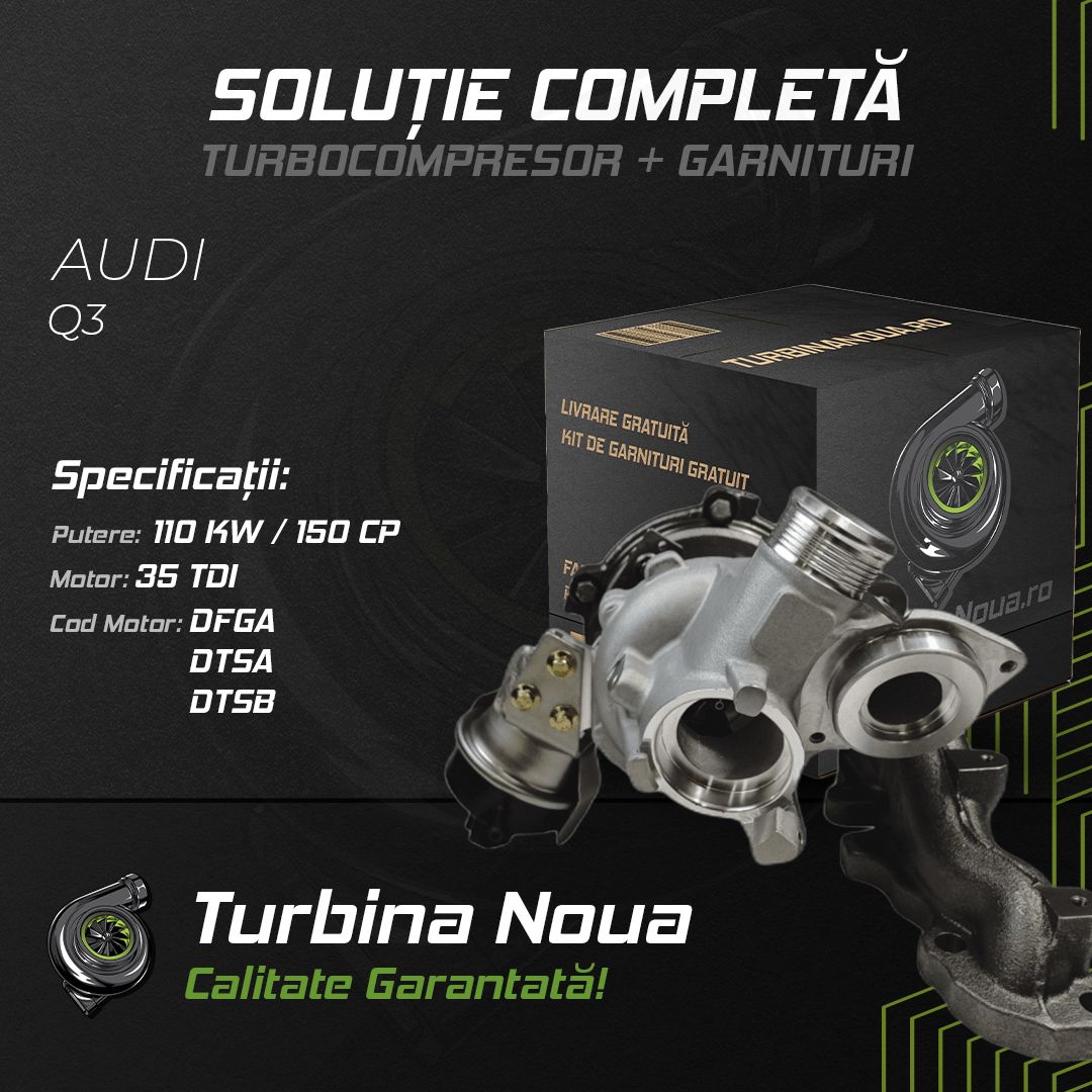 Turbina AUDI Q3 35 TDI 110 KW / 150 CP Noua - Image 2