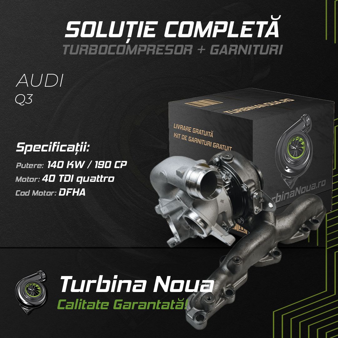 Turbina AUDI Q3 40 TDI quattro 140 KW / 190 CP Noua - Image 2