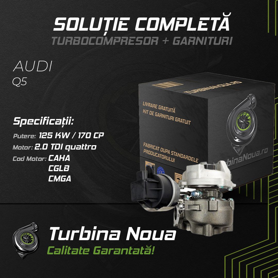 Turbina AUDI Q5 2.0 TDI quattro 125 KW / 170 CP Noua - Image 2