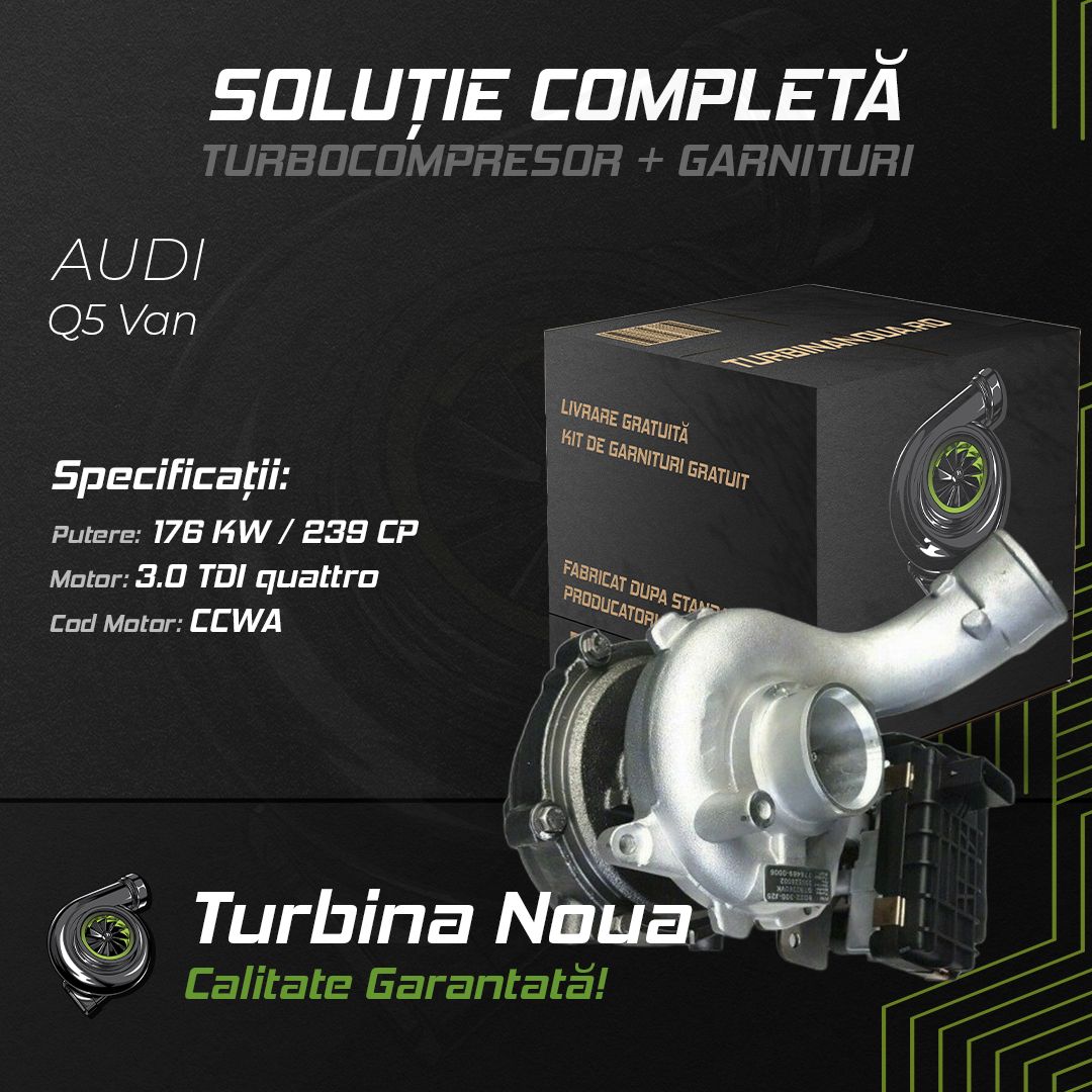 Turbina AUDI Q5 Van 3.0 TDI quattro 176 KW / 239 CP Noua - Image 2