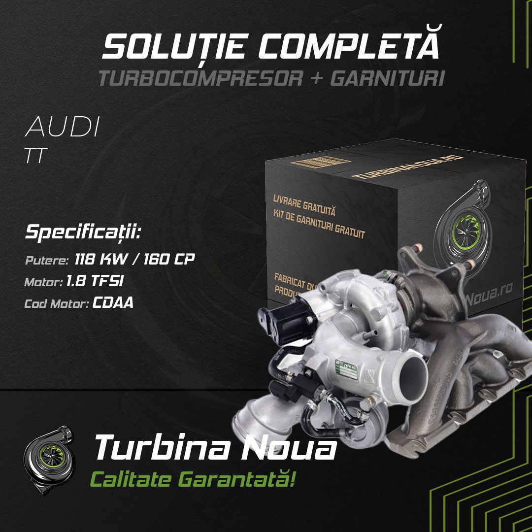 Turbina AUDI TT 1.8 TFSI 118 KW / 160 CP Noua - Image 2