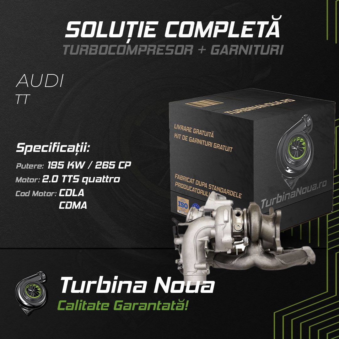 Turbina AUDI TT 2.0 TTS quattro 195 KW / 265 CP Noua - Image 2