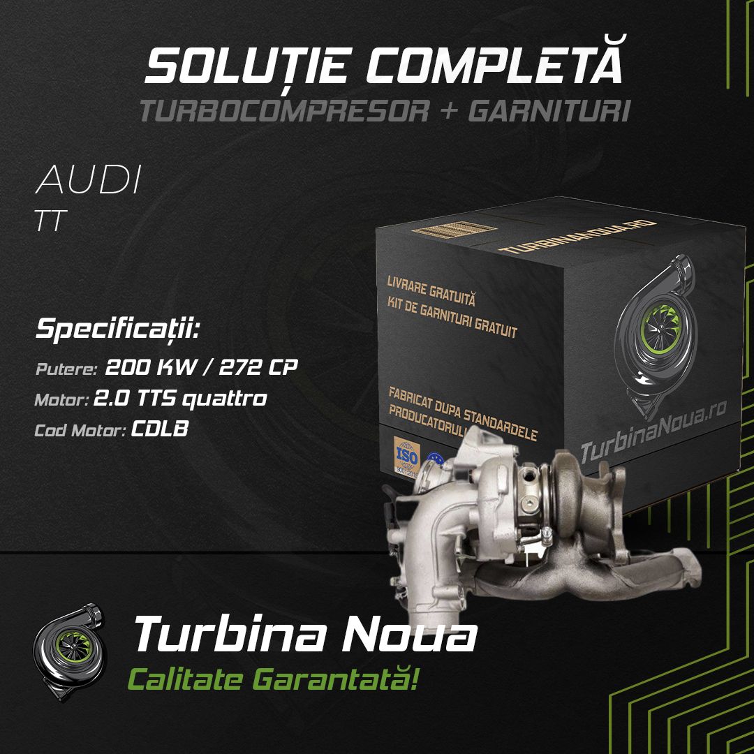 Turbina AUDI TT 2.0 TTS quattro 200 KW / 272 CP Noua - Image 2