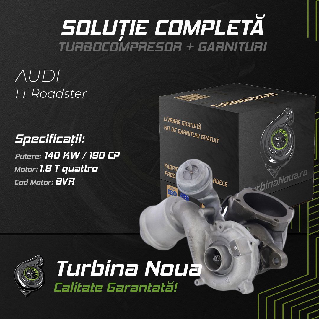 Turbina AUDI TT Roadster 1.8 T quattro 140 KW / 190 CP Noua - Image 2