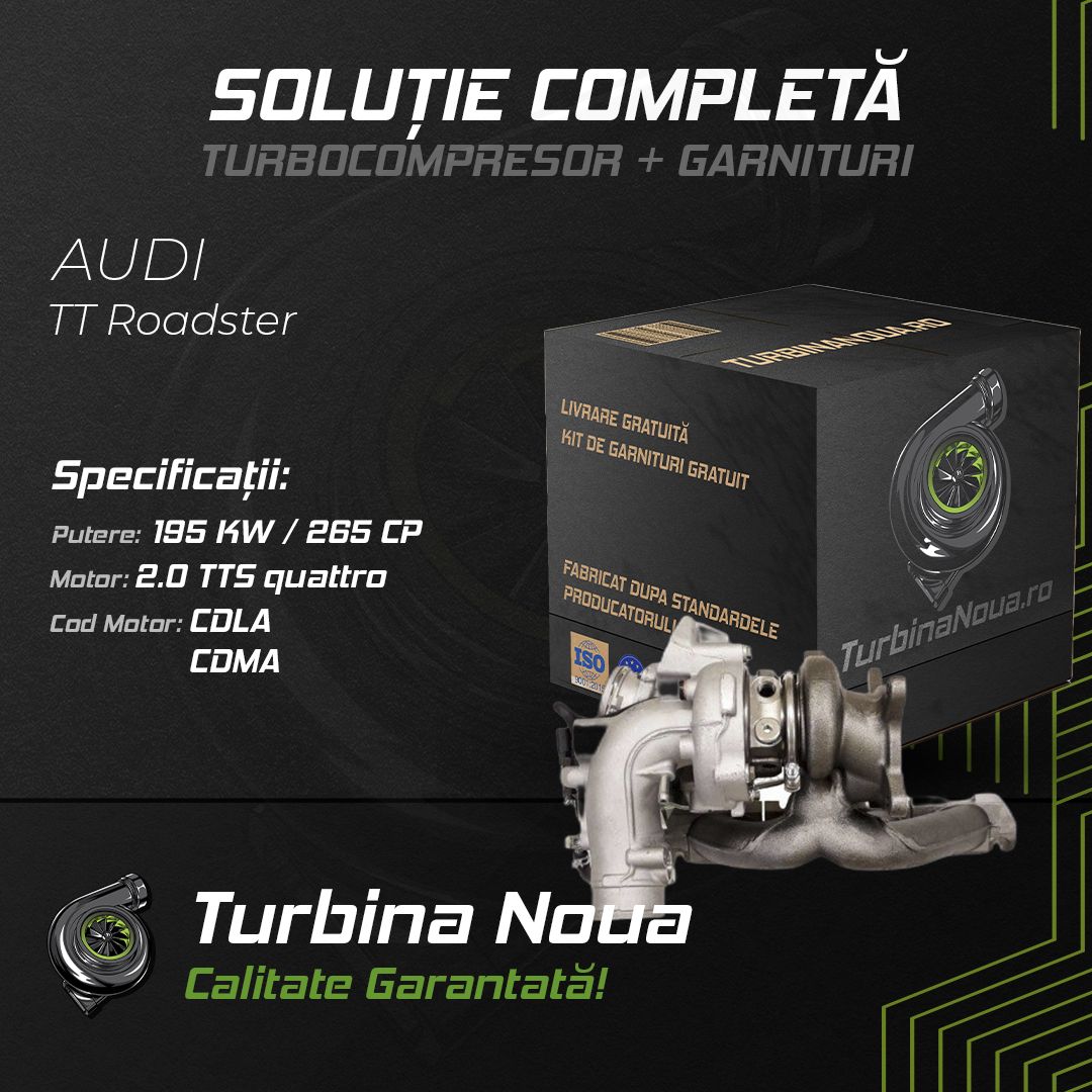 Turbina AUDI TT Roadster 2.0 TTS quattro 195 KW / 265 CP Noua - Image 2