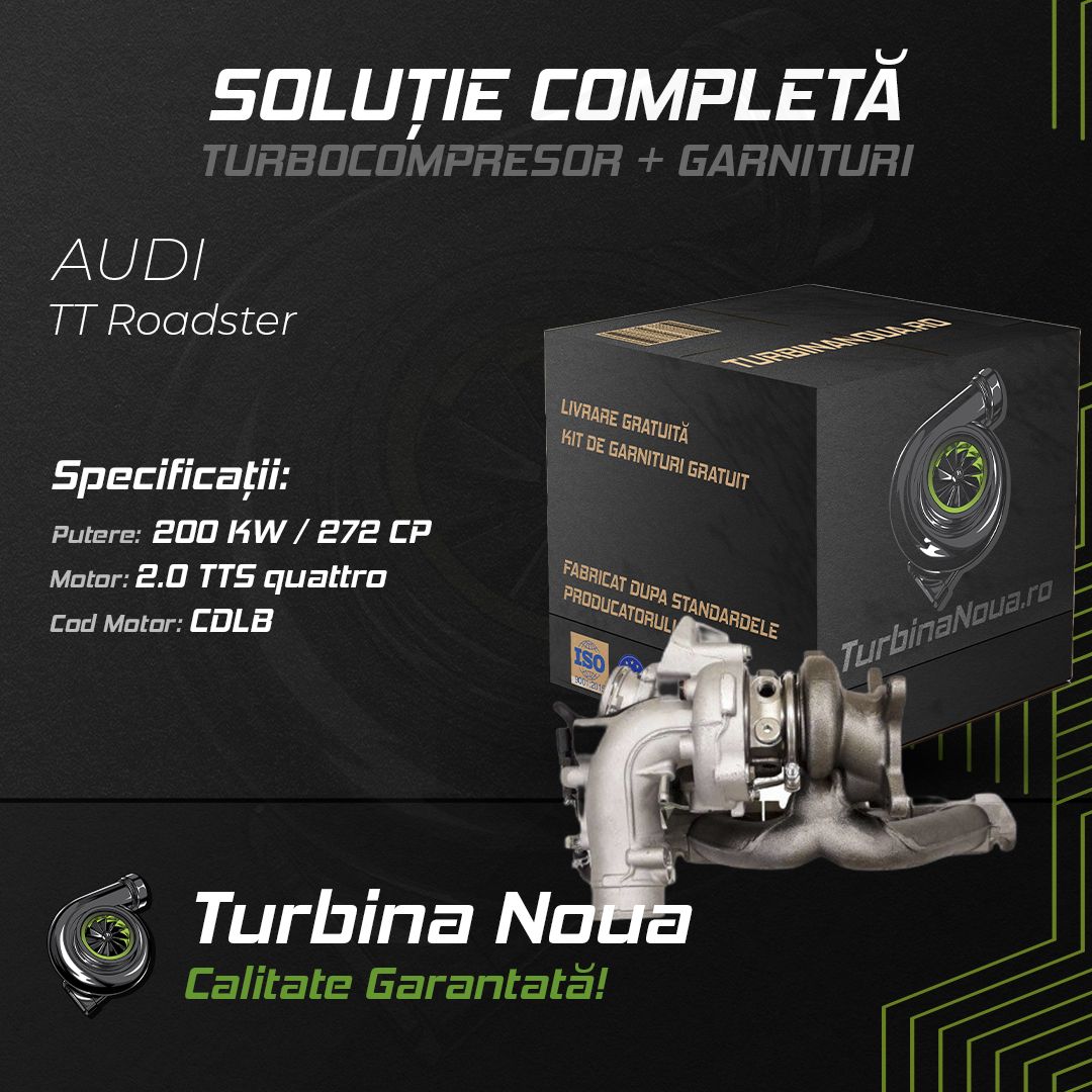 Turbina AUDI TT Roadster 2.0 TTS quattro 200 KW / 272 CP Noua - Image 2