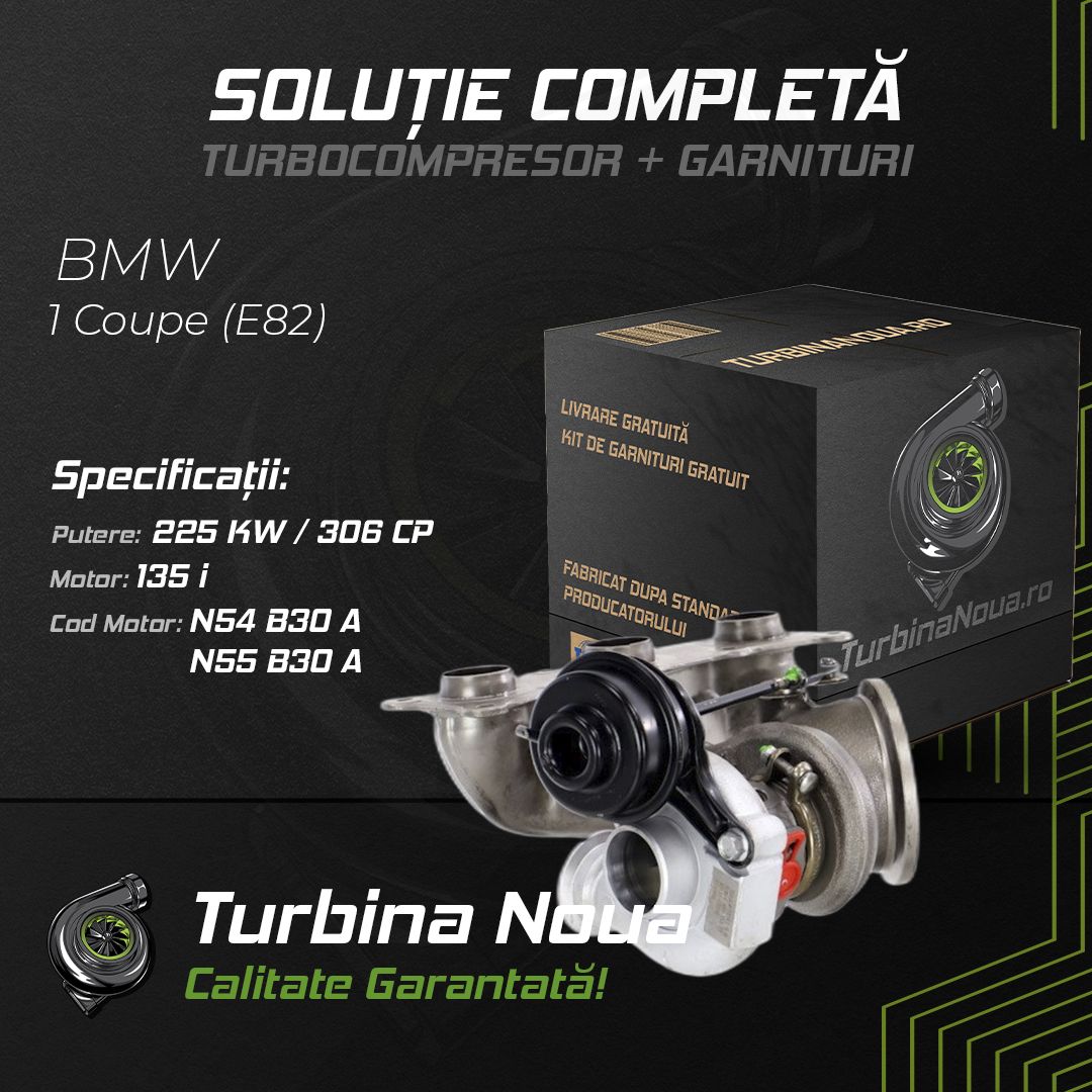Turbina BMW 1 Coupe (E82) 135 i 225 KW / 306 CP Noua - Image 2