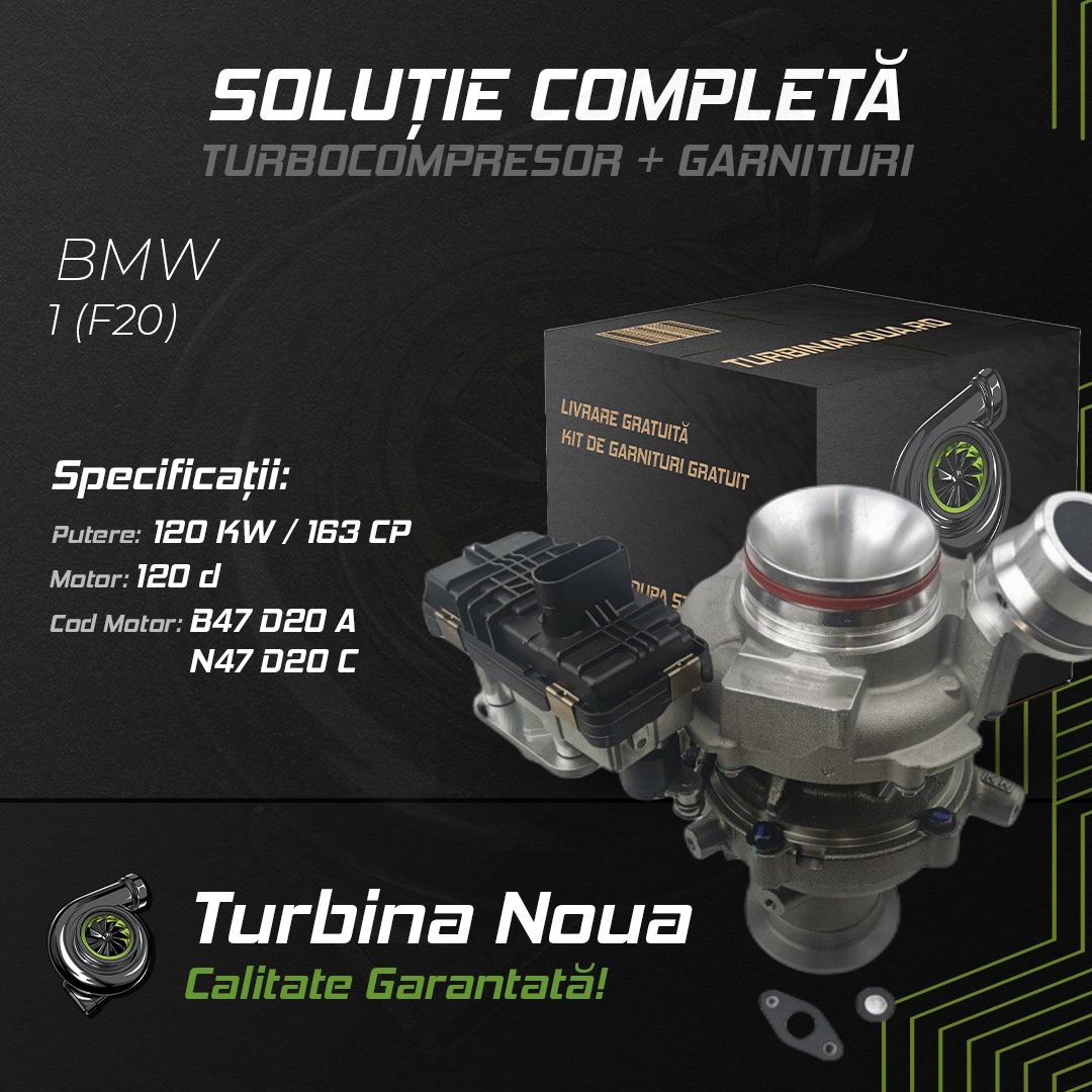 Turbina BMW 1 (F20) 120 d 120 KW / 163 CP Noua - Image 2
