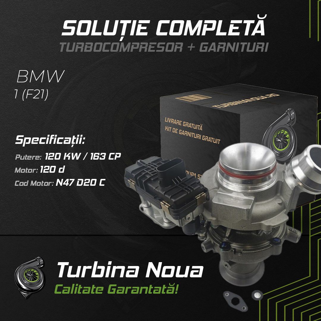 Turbina BMW 1 (F21) 120 d 120 KW / 163 CP Noua - Image 2