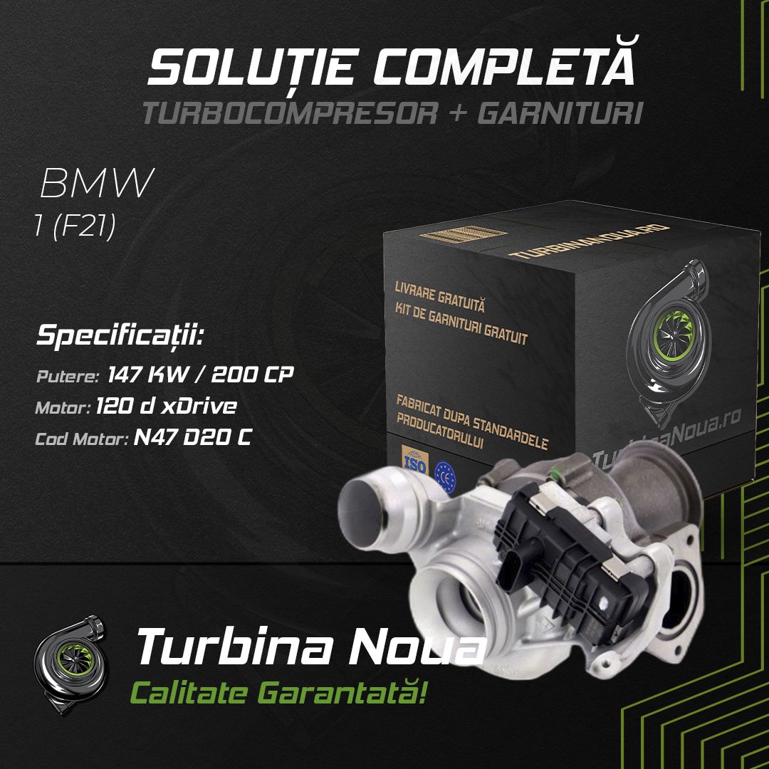 Turbina BMW 1 (F21) 120 d xDrive 147 KW / 200 CP Noua - Image 2