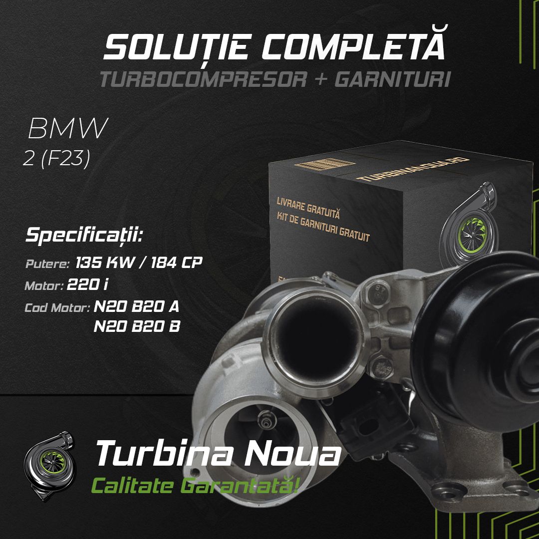 Turbina BMW 2 (F23) 220 i 135 KW / 184 CP Noua - Image 2
