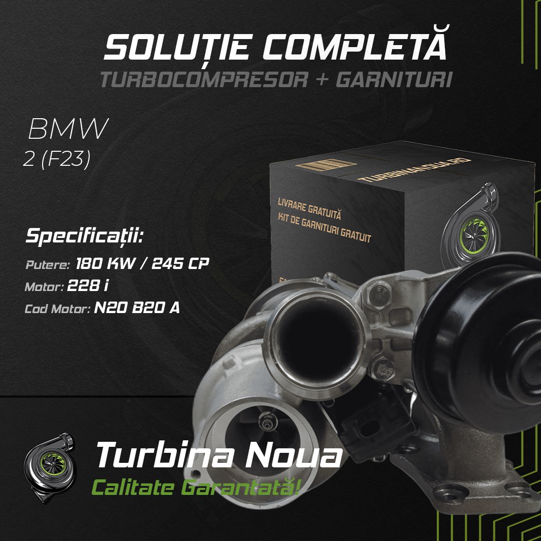 Turbina BMW 2 (F23) 228 i 180 KW / 245 CP Noua - Image 2