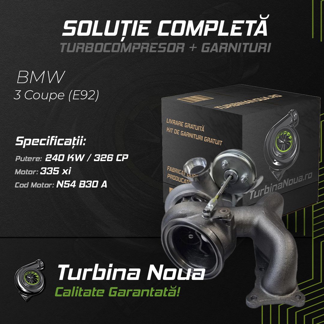 Turbina BMW 3 Coupe (E92) 335 xi 240 KW / 326 CP Noua - Image 2