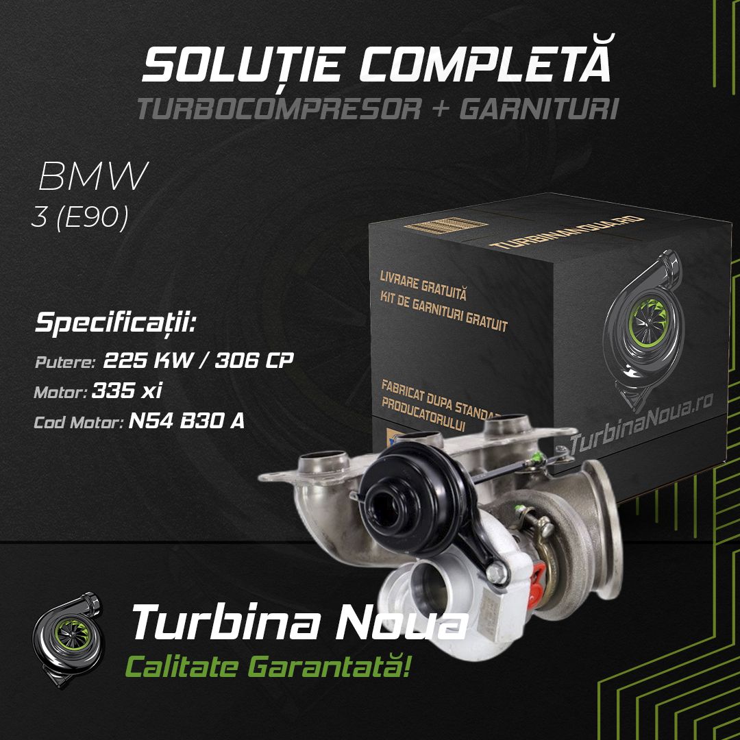 Turbina BMW 3 (E90) 335 xi 225 KW / 306 CP Noua - Image 2