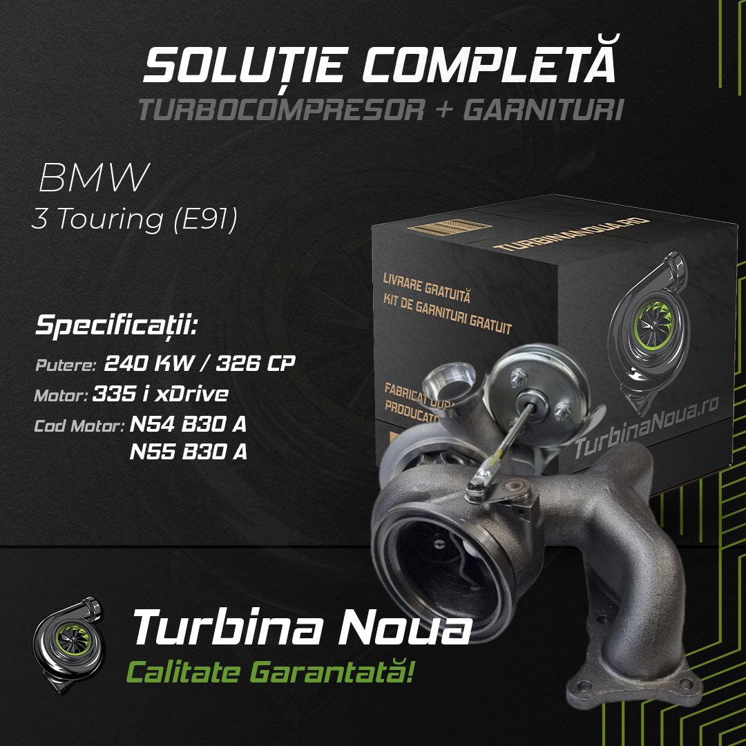 Turbina BMW 3 Touring (E91) 335 i xDrive 240 KW / 326 CP Noua - Image 2