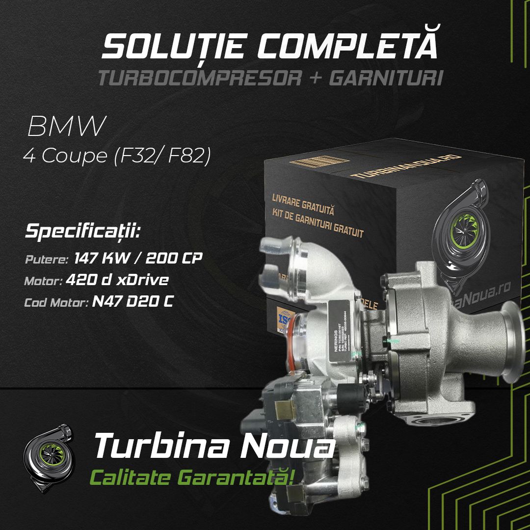 Turbina BMW 4 Coupe (F32; F82) 420 d xDrive 147 KW / 200 CP Noua - Image 2