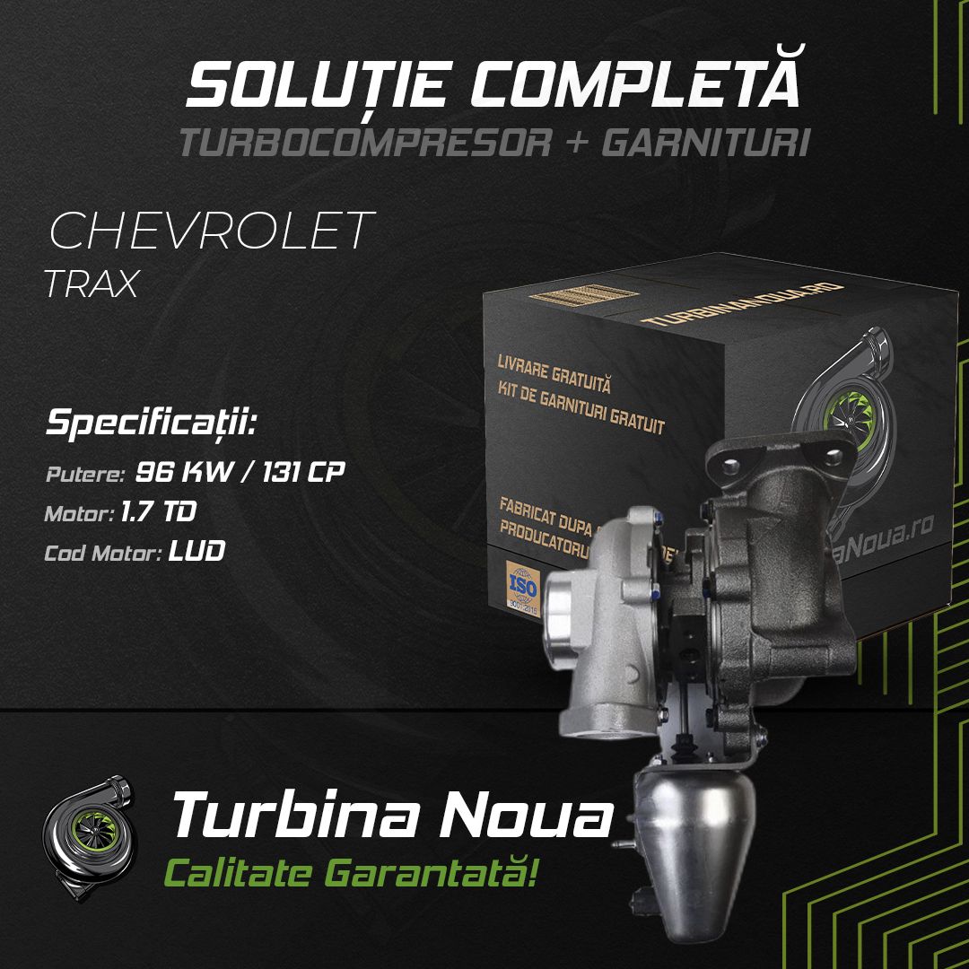 Turbina CHEVROLET TRAX 1.7 TD 96 KW / 131 CP Noua - Image 2
