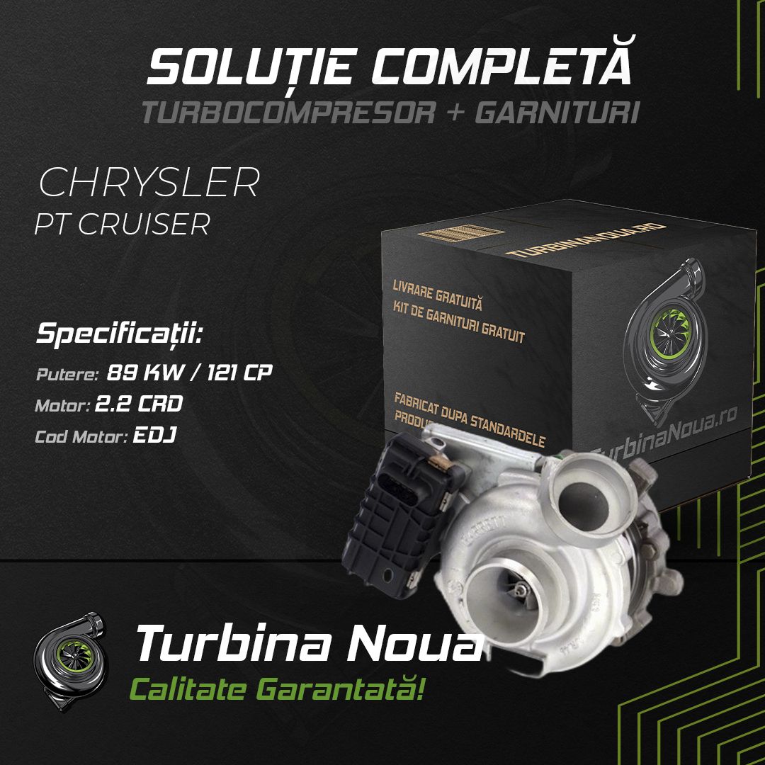 Turbina CHRYSLER PT CRUISER 2.2 CRD 89 KW / 121 CP Noua - Image 2