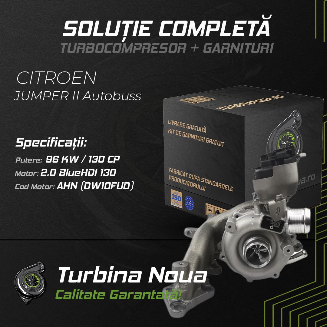Turbina CITROEN JUMPER II Autobuss 2.0 BlueHDi 130 96 KW / 130 CP Noua - Image 2