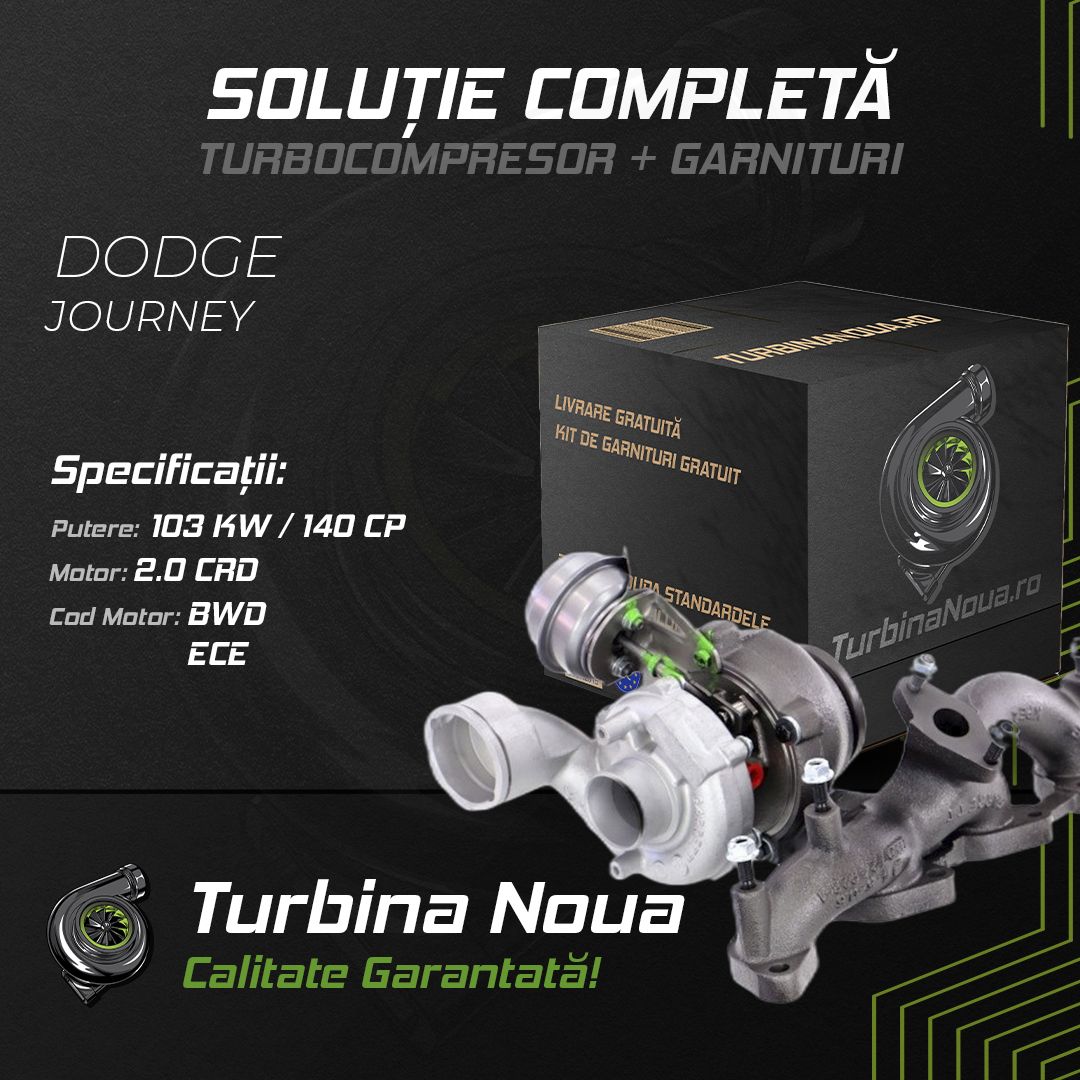 Turbina DODGE JOURNEY 2.0 CRD 103 KW / 140 CP Noua - Image 2