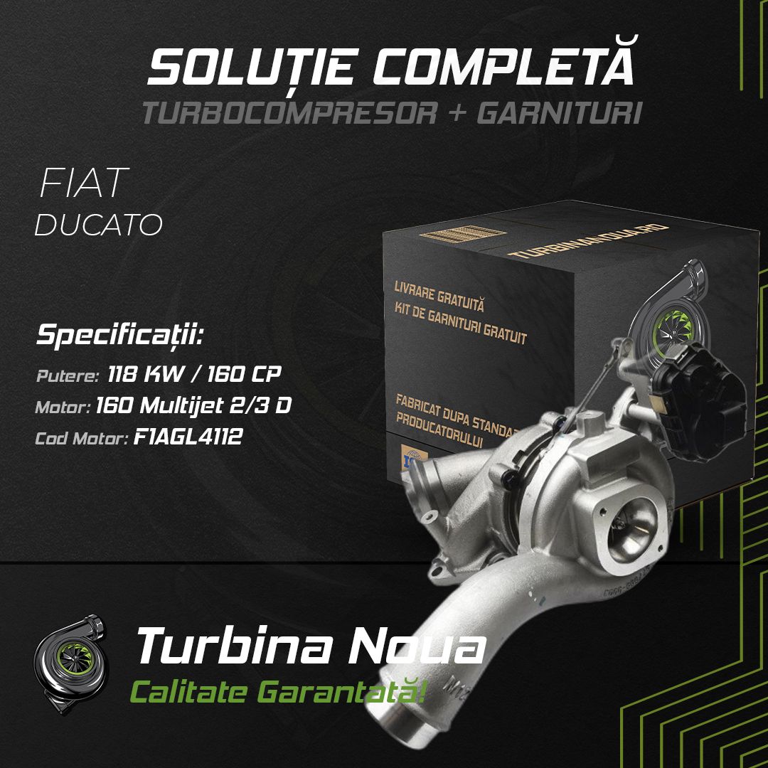Turbina FIAT DUCATO 160 Multijet 2;3 D 118 KW / 160 CP Noua - Image 2