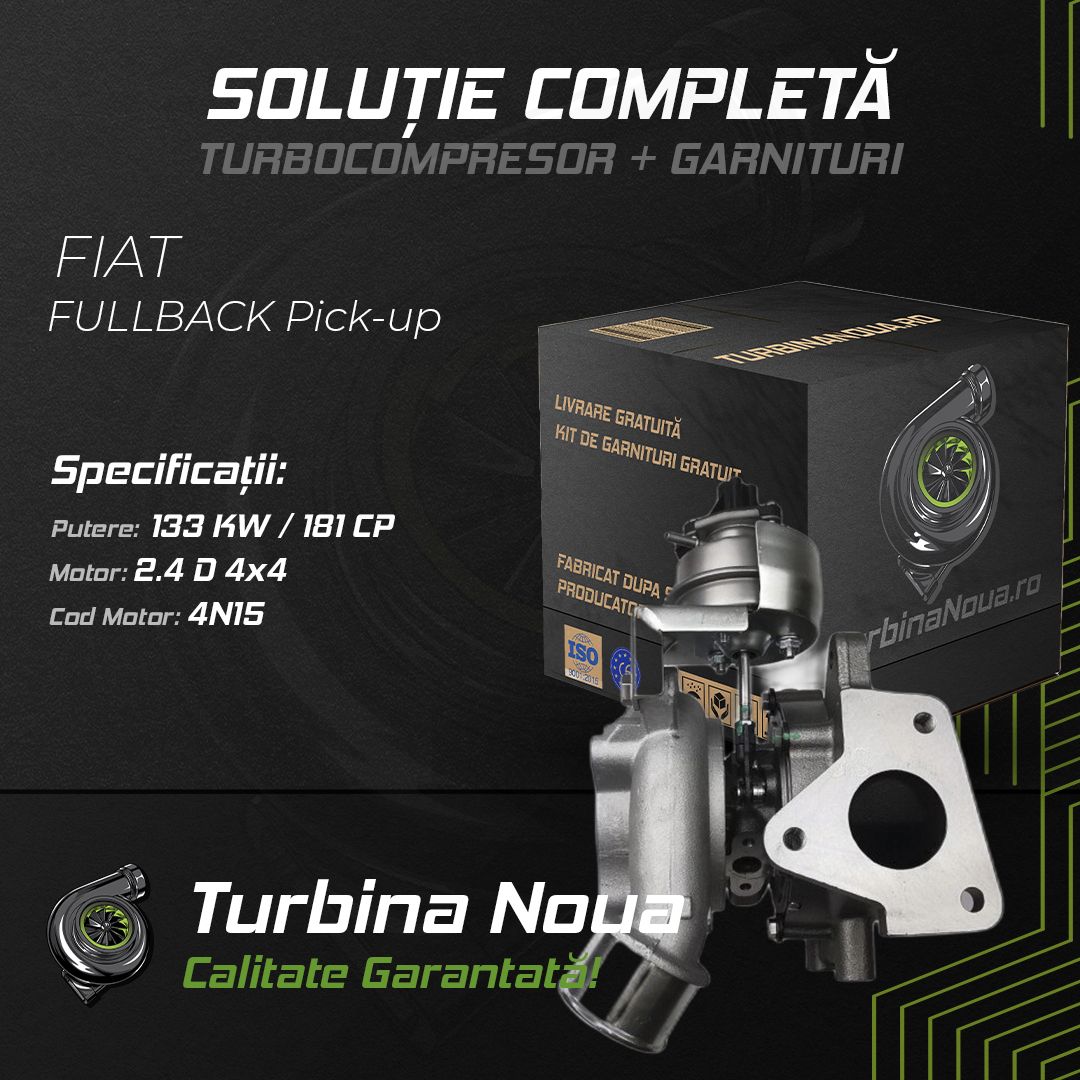 Turbina FIAT FULLBACK Pick-up 2.4 D 4x4 133 KW / 181 CP Noua - Image 2