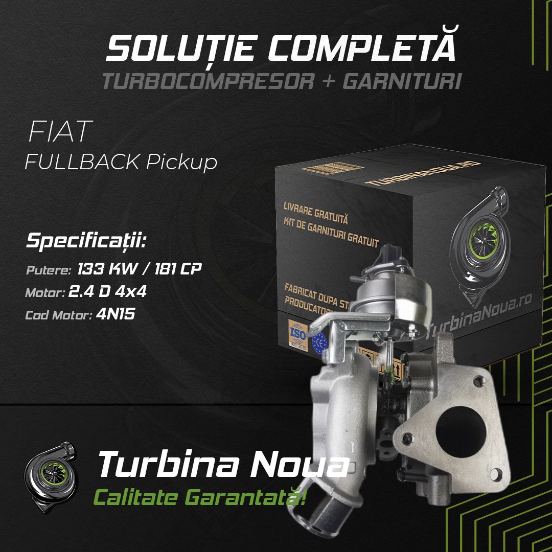 Turbina FIAT FULLBACK Pickup 2.4 D 4x4 133 KW / 181 CP Noua - Image 2