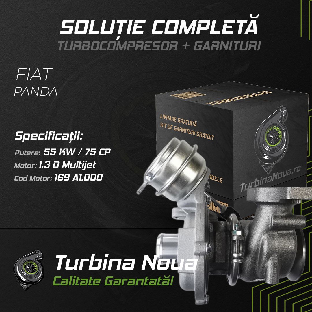 Turbina FIAT PANDA 1.3 D Multijet 55 KW / 75 CP Noua - Image 2