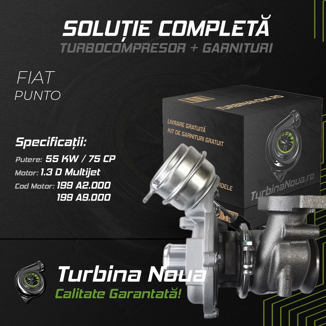 Turbina FIAT PUNTO 1.3 D Multijet 55 KW / 75 CP Noua - Image 2