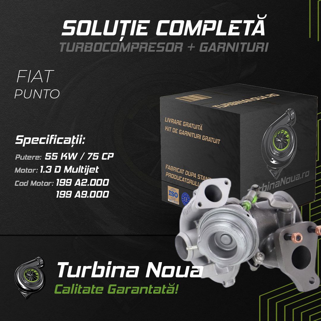 Turbina FIAT PUNTO 1.3 D Multijet 55 KW / 75 CP Noua - Image 2