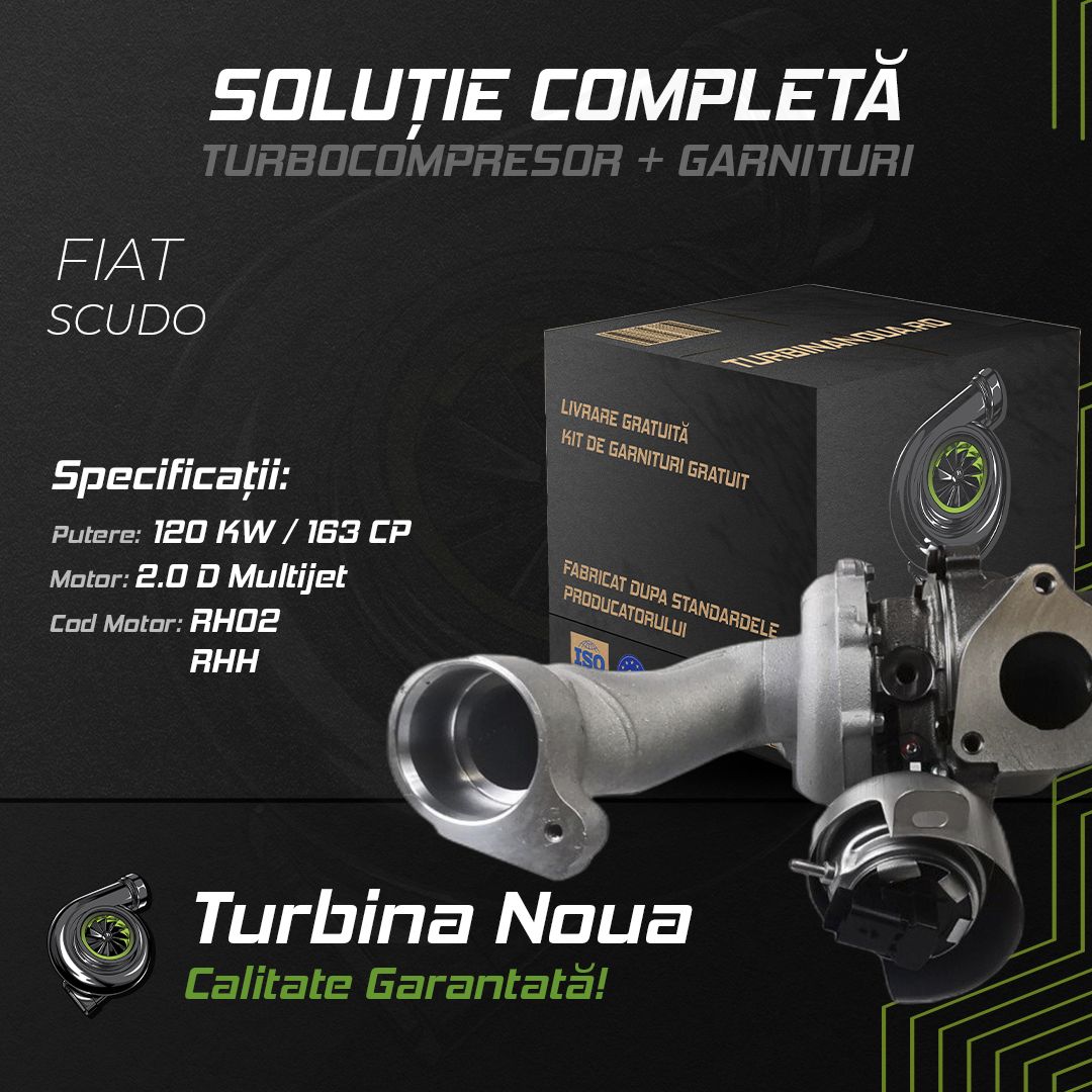 Turbina FIAT SCUDO 2.0 D Multijet 120 KW / 163 CP Noua - Image 2
