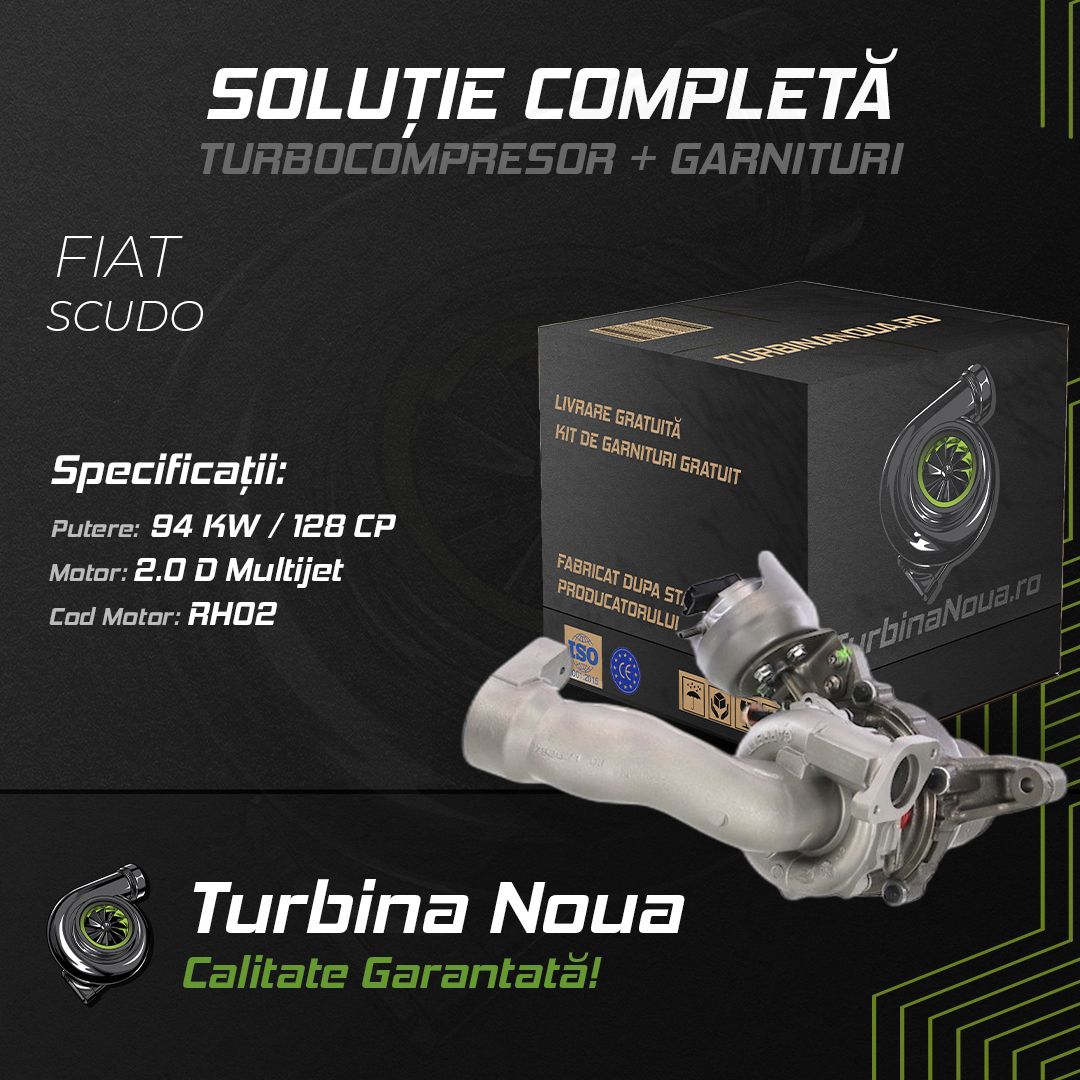 Turbina FIAT SCUDO 2.0 D Multijet 94 KW / 128 CP Noua - Image 2