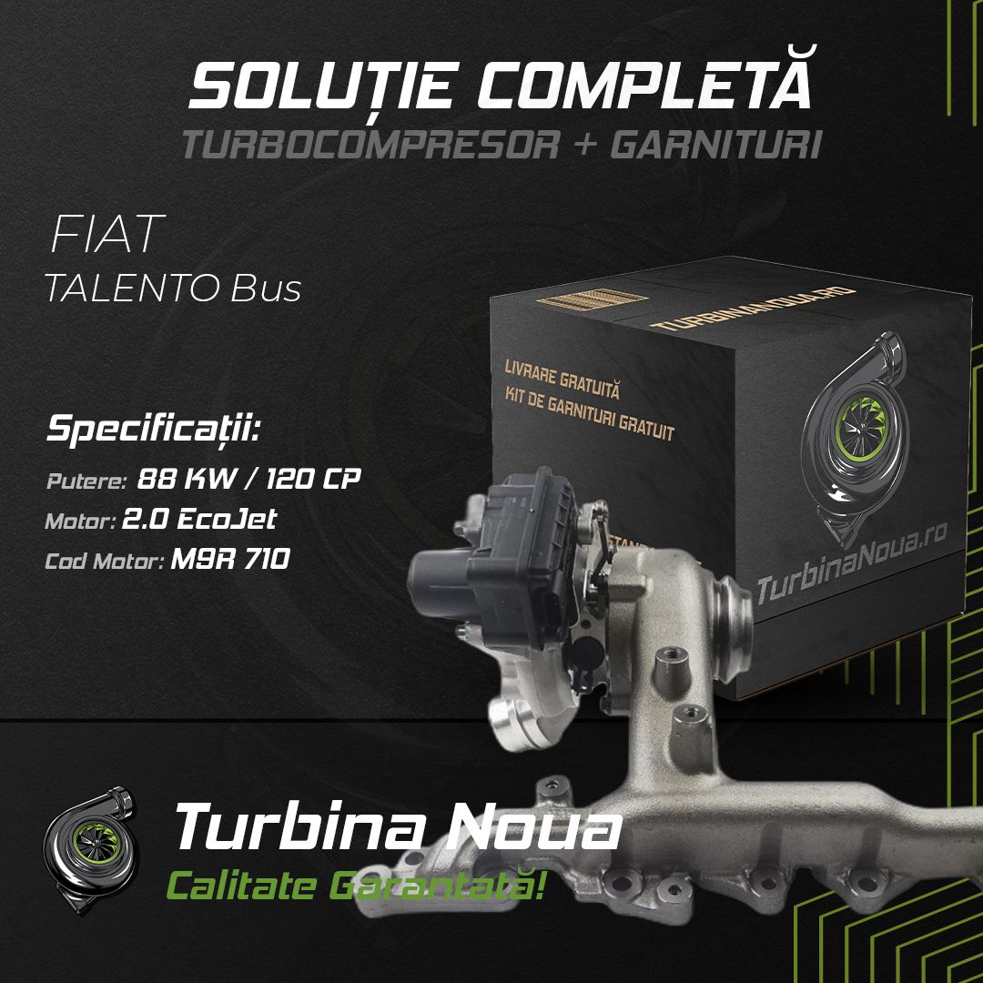 Turbina FIAT TALENTO Bus 2.0 EcoJet 88 KW / 120 CP Noua - Image 2