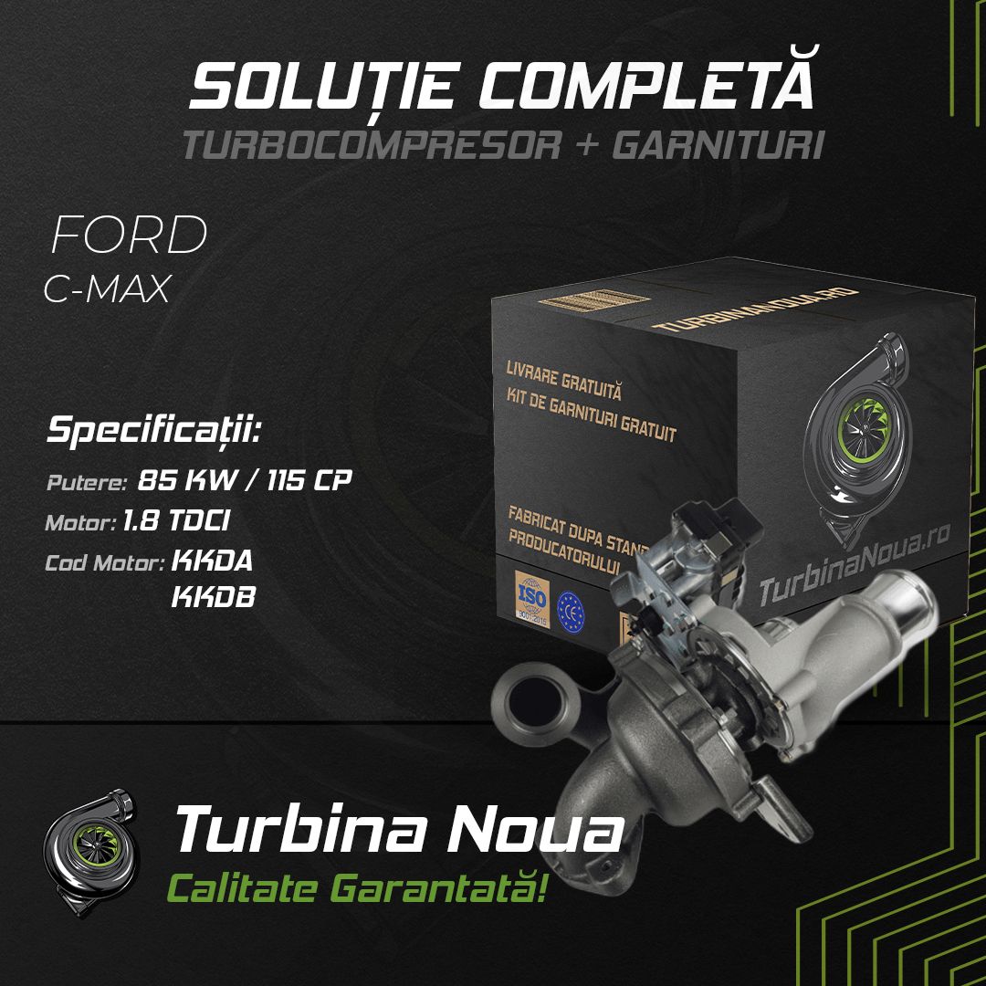 Turbina FORD C-MAX 1.8 TDCi 85 KW / 115 CP Noua - Image 2