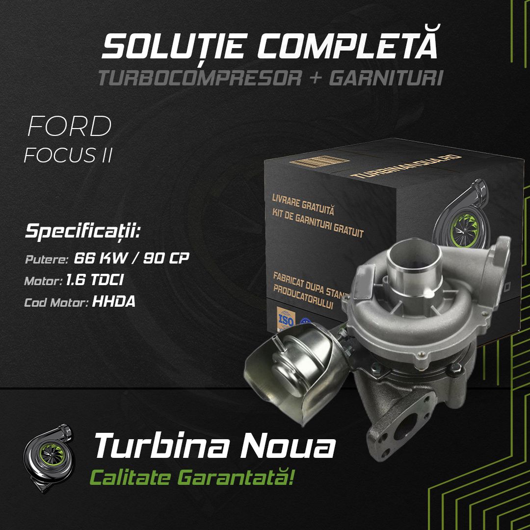 Turbina FORD FOCUS II 1.6 TDCi 66 KW / 90 CP Noua - Image 2