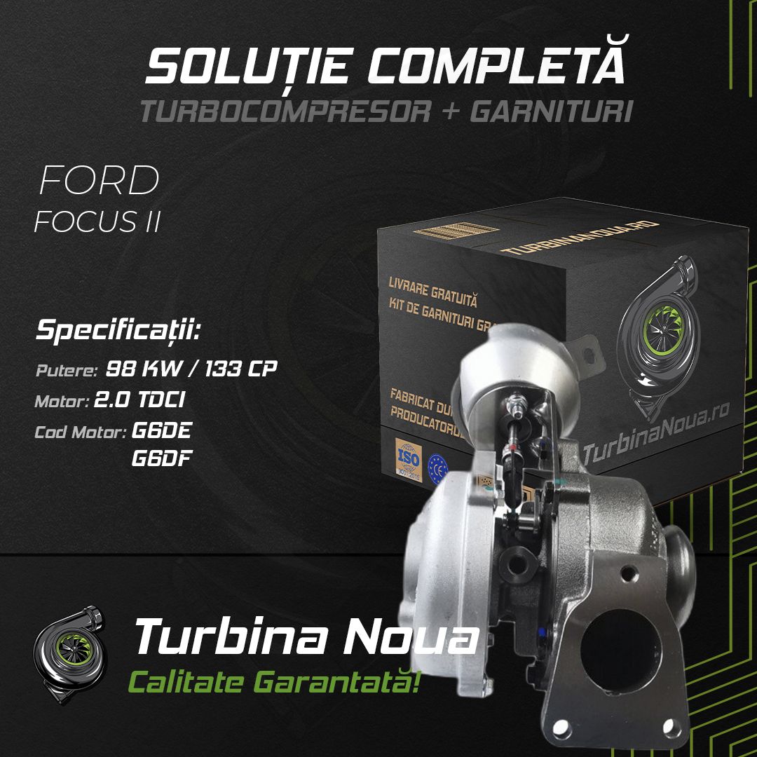 Turbina FORD FOCUS II 2.0 TDCi 98 KW / 133 CP Noua - Image 2